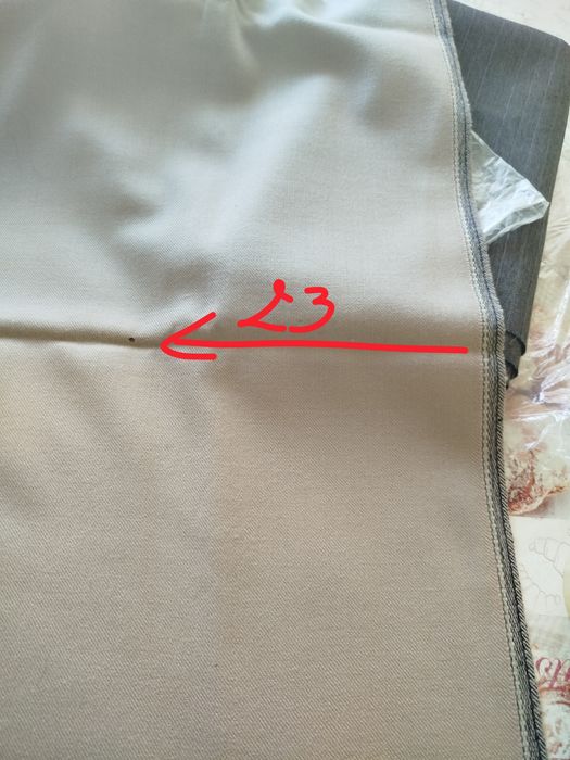 Бежов вълнен плат 150/118 см