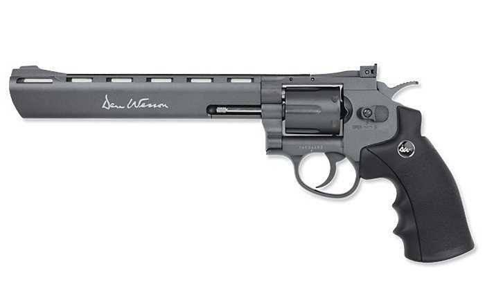 Revolver Dan Wesson ASG  Grey 8 inch CO2 Metal 2.7Joules