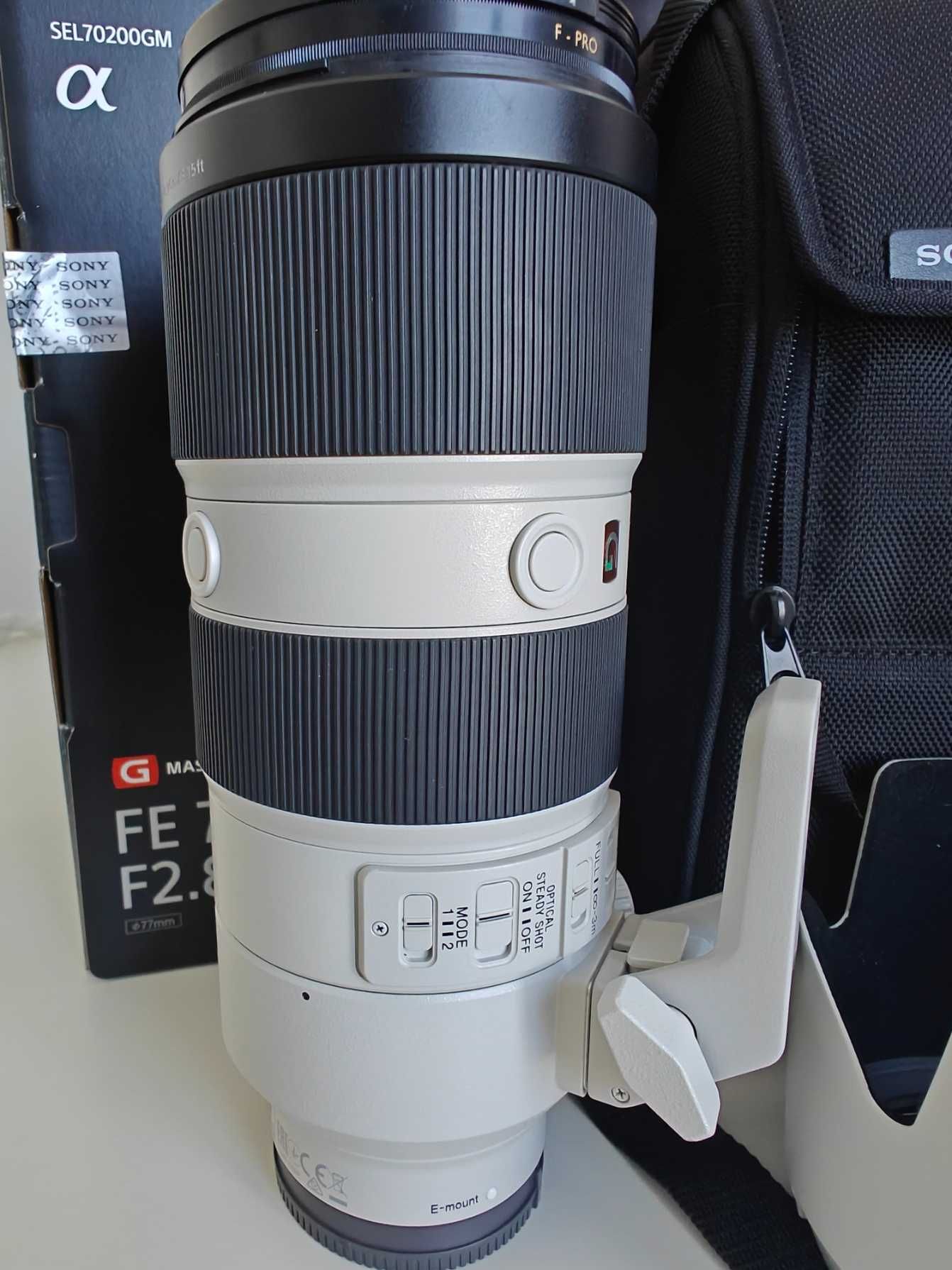 Obiectiv Sony FE 70-200 mm F2.8 GM OSS + filtru de polarizare