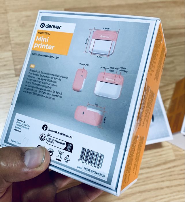 Denver MBP-32B Black Imprimanta