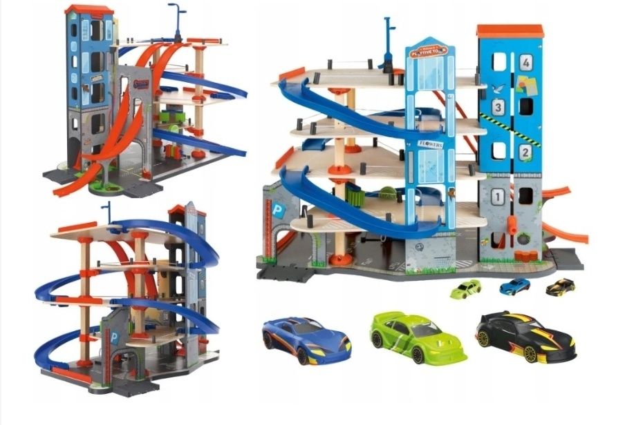 Дървена писта гараж Lidl, XXL