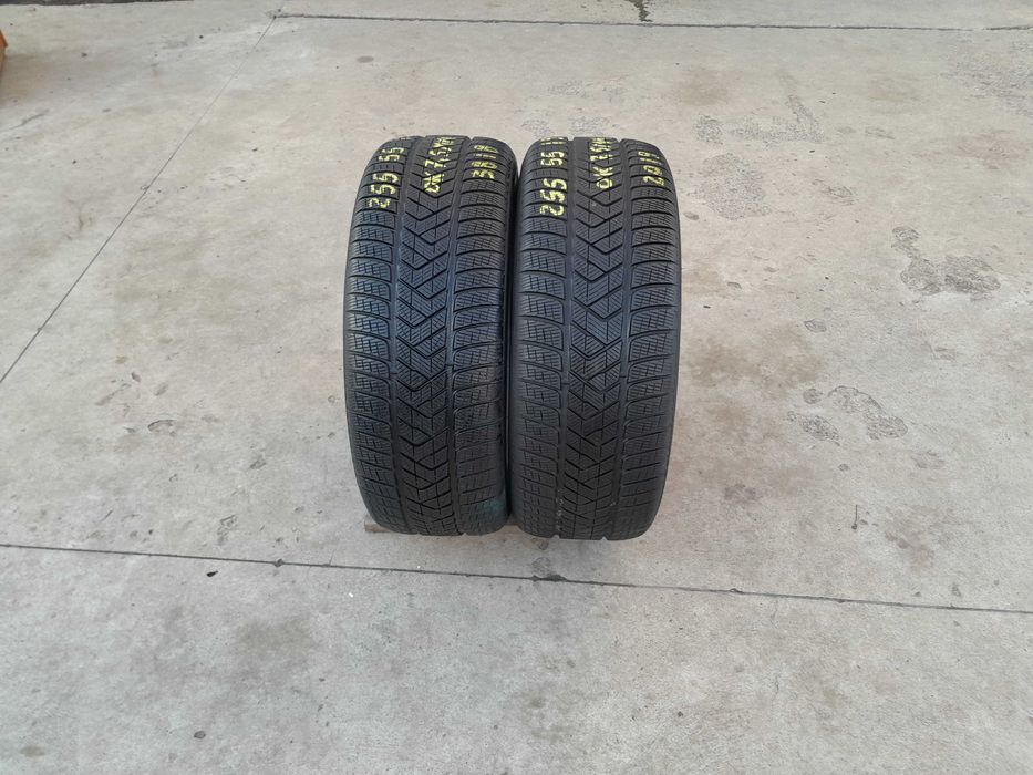 Doua anvelope de iarna 255 55 19 pirelli scorpion winter 7,5 mm