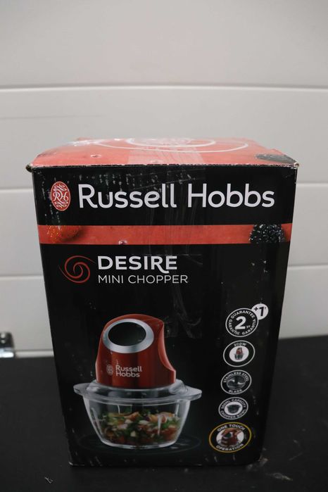 Russell Hobbs Мини електрически блендер/чопър Desire Red 500 мл