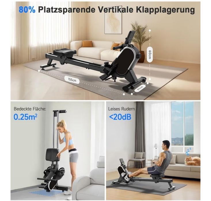 mașină de vâslit (rowing machine) CHAOKE.