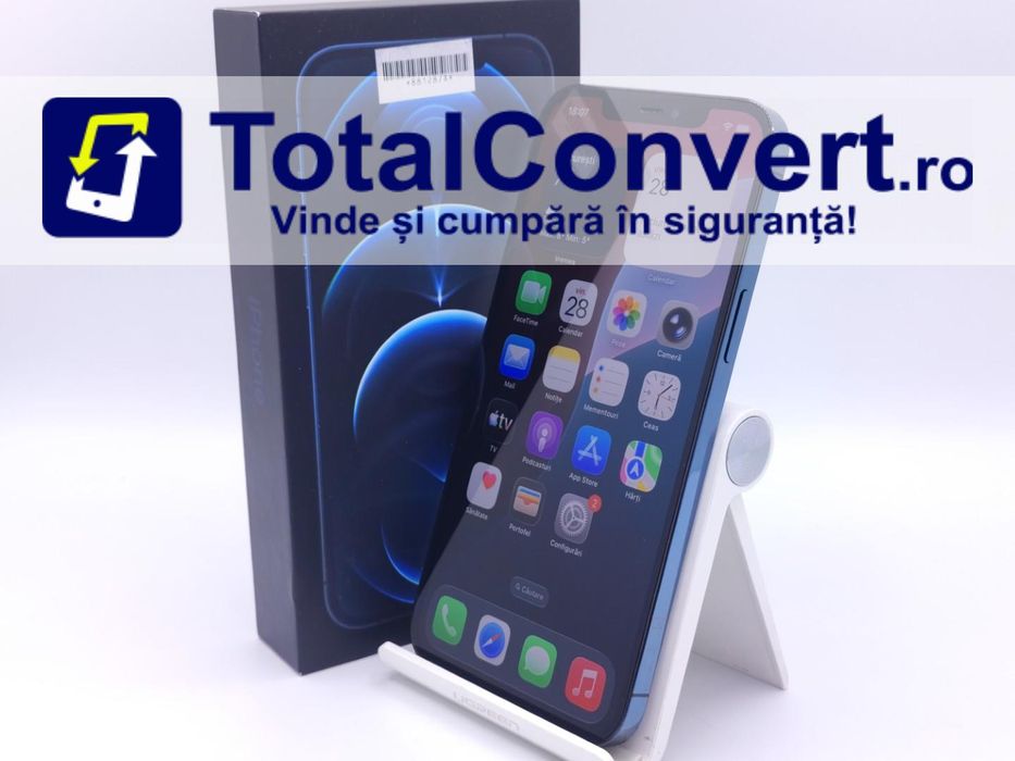 Apple iPhone 12 Pro Max 128GB Pacific Blue, Garantie 24 luni | #D88128