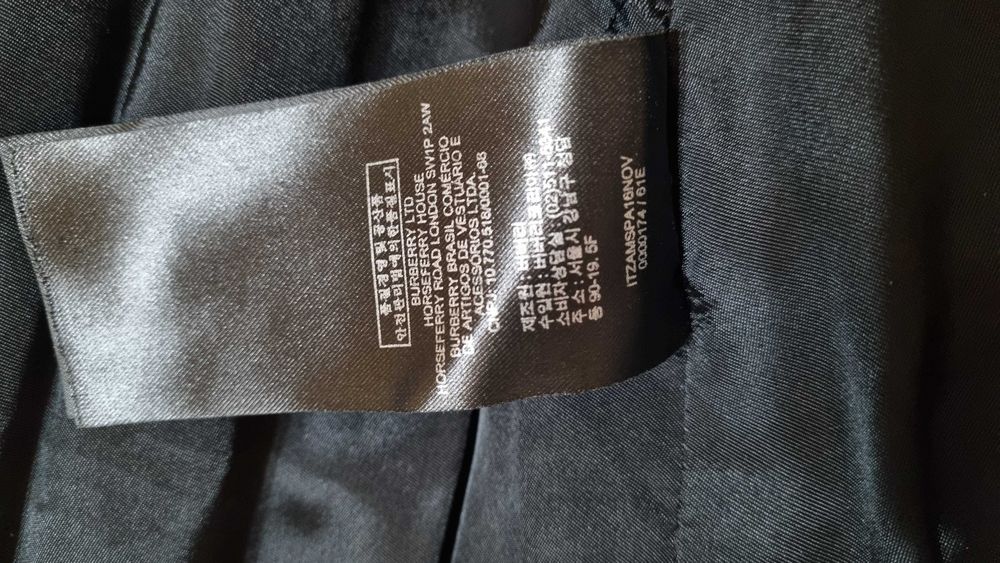 Palton Burberry original Alpaca