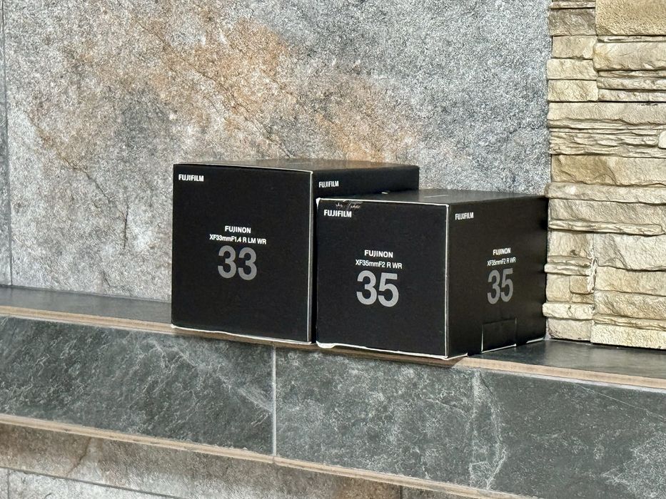 Obiectiv Fujifilm Fujinon XF33mm F1.4RLMWR/ Fujinon XF35mm F2RWR/ Noi