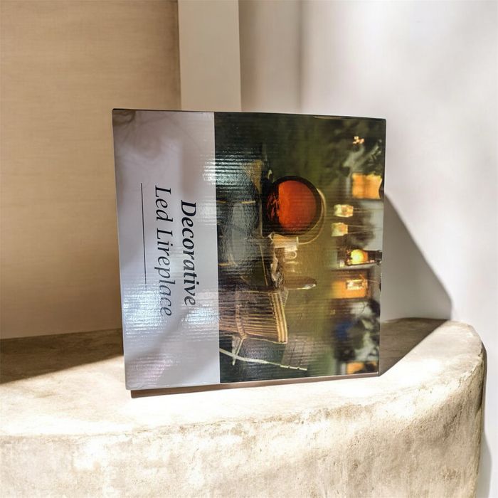 Кръгла декоративна камина, електрическа камина