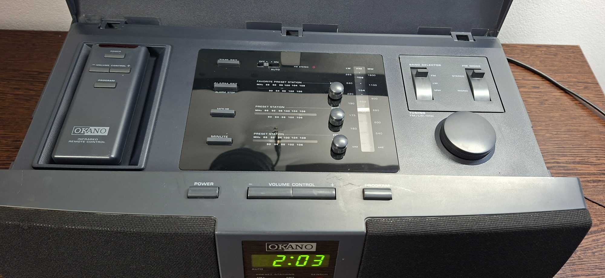 Radio  cu memorie ,si ceas