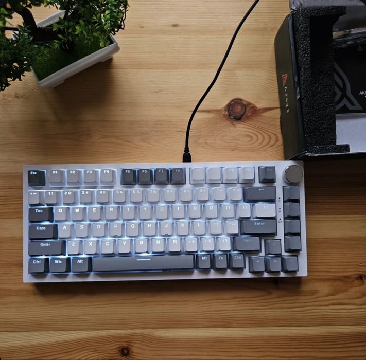 Клавиатура, Ajazz ak820 (white)