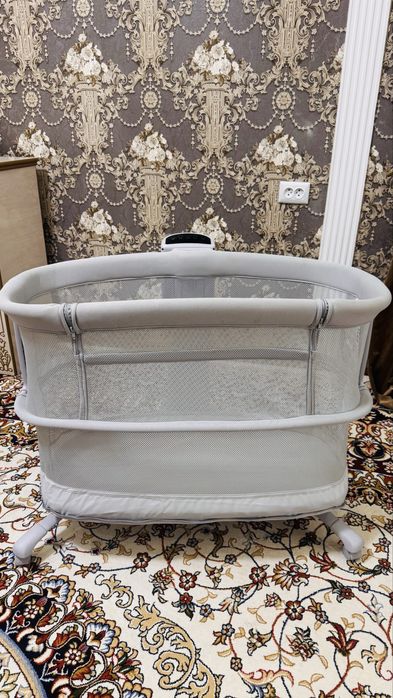 Люлька электронная + манеж, не использованная