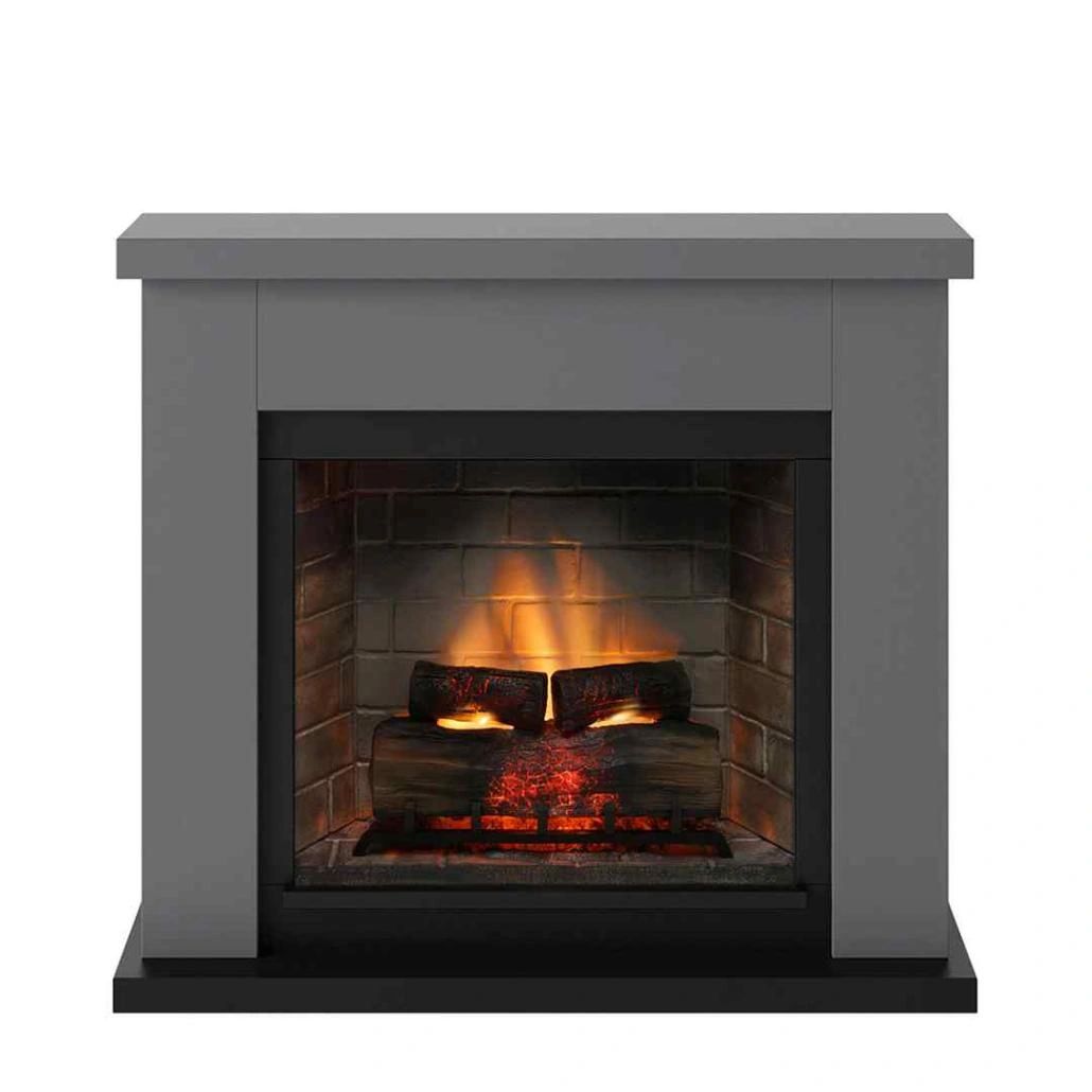 Frode Solid Grey semineu electric PowerFlame 2