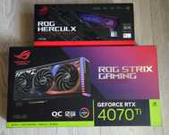 Asus Rog Strix OC RTX 4070 Ti + Suport GPU ROG Herculx