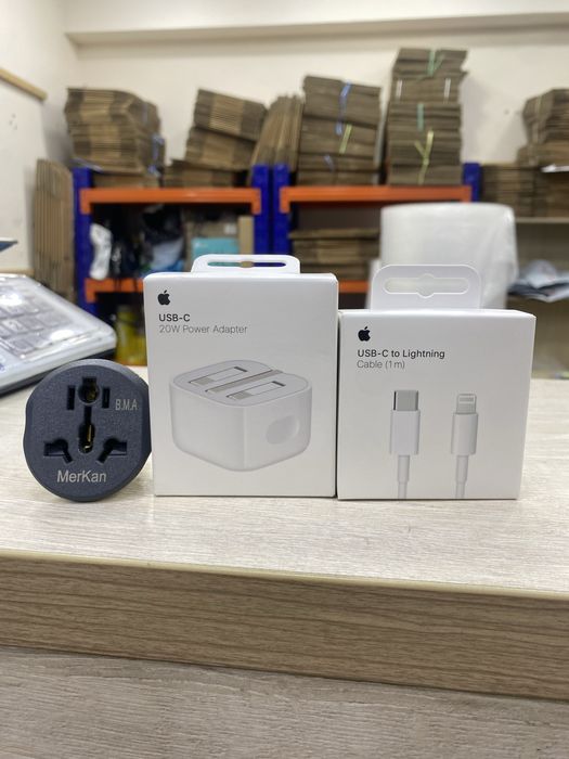 Iphone Original zaryadka, Apple adapter, galofka kabel, (shnur) 24/7