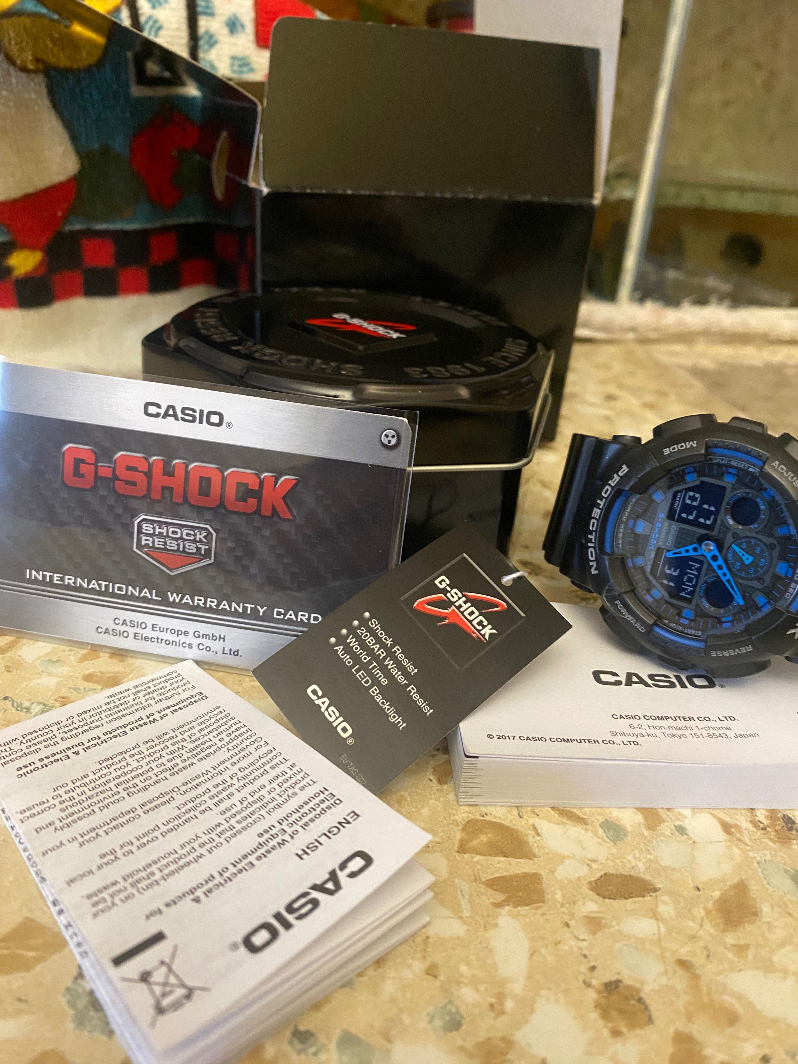 G-SHOCK GA-100 Черно-син