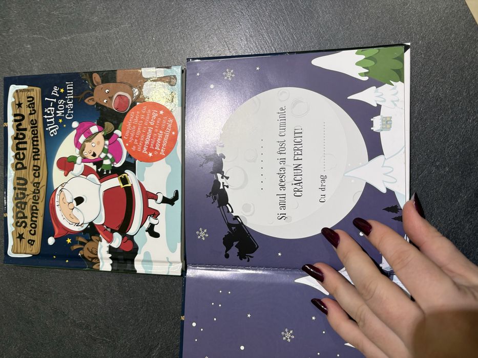 Carti de Craciun in care se poate completa numele fetelor