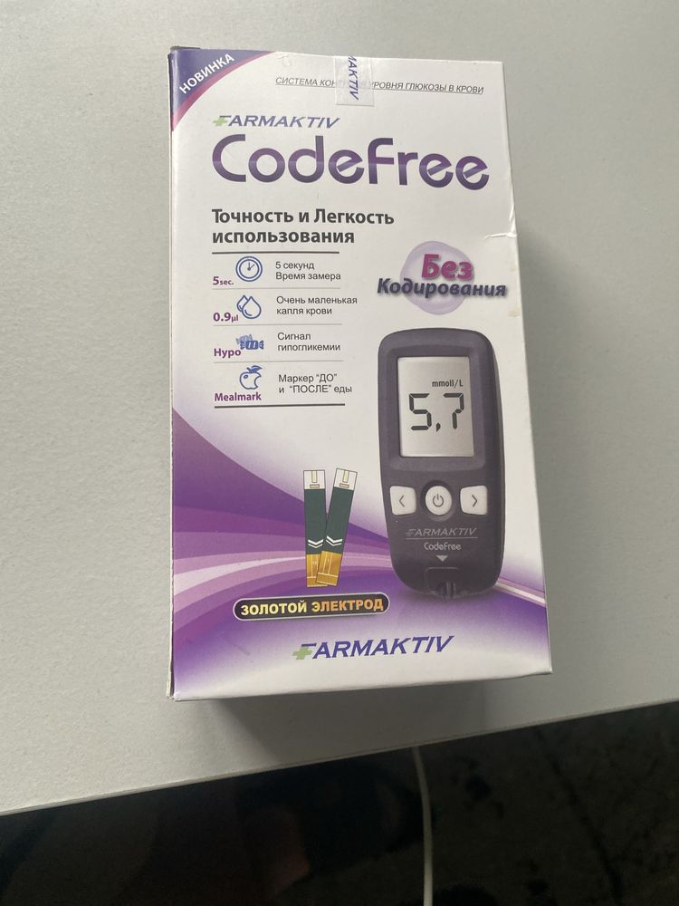 Продам новый глюкометр codefree