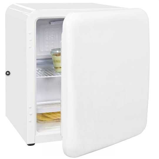 Хладилник мини бар Exquisit RKB 05-14 A +, Ретро дизайн, 103kWh, Бял