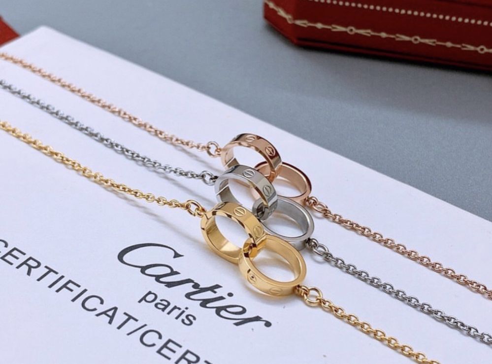 Позлатени гривни “Cartier love”  - 750 / 18K