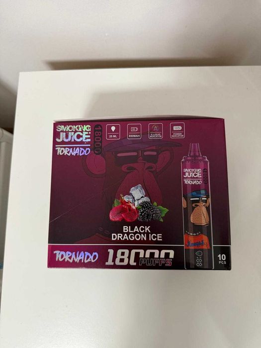 Vape narghilea Smoking Juice Tornado, 18000 puf