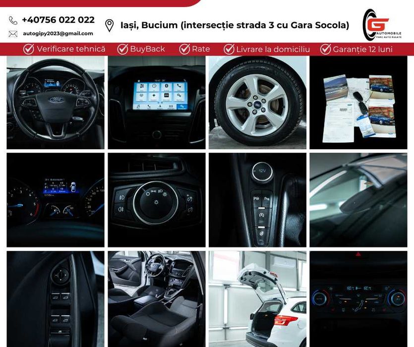 FORD FOCUS BREAK Fab2016 Diesel 15 Euro6 Navi Climatronic Led Jante AL