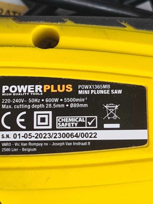 Mini fierastrau circular Power Plus