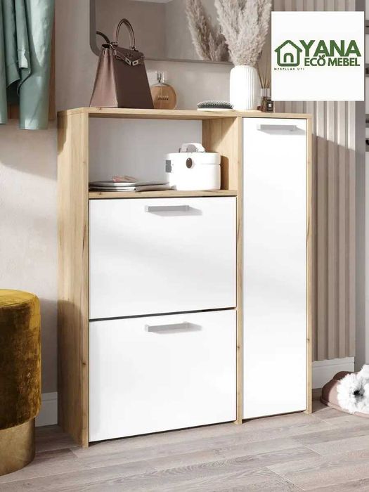 Обувница в прихожую закрытая Лотас - YANA ECO MEBEL стиль, порядок!