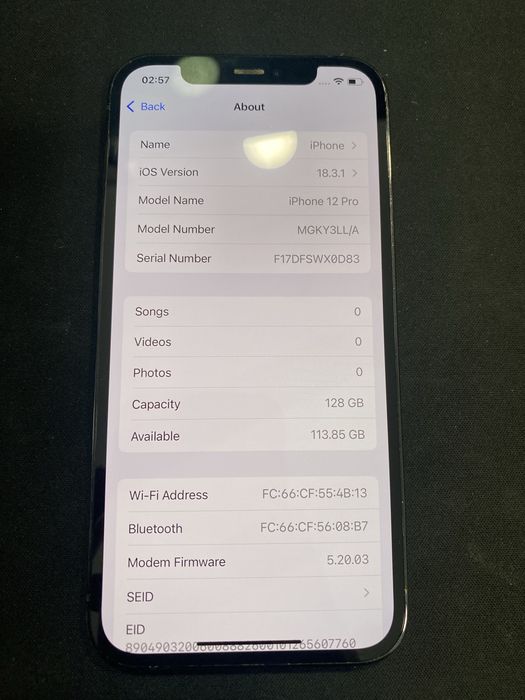 Iphone 12 Pro 128 Gb id -gir951