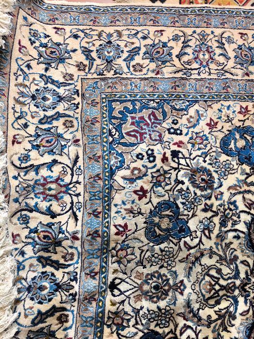 Covor oriental Nain 9La lana matase 360 x 200 covor persan autentic