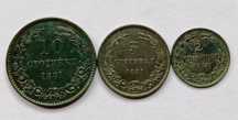 10,5 и 2 стотинки 1881 г.