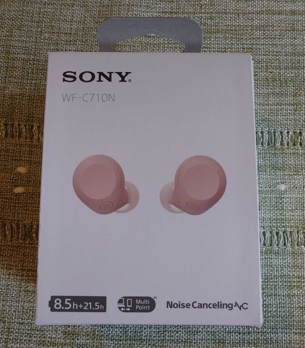 Casti In-Ear Sony WF-C710NP, True Wireless, Noise Cancelling, Roz