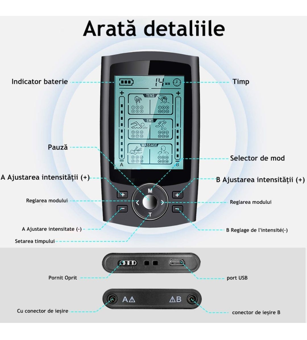 Aparat tens fizioterapie