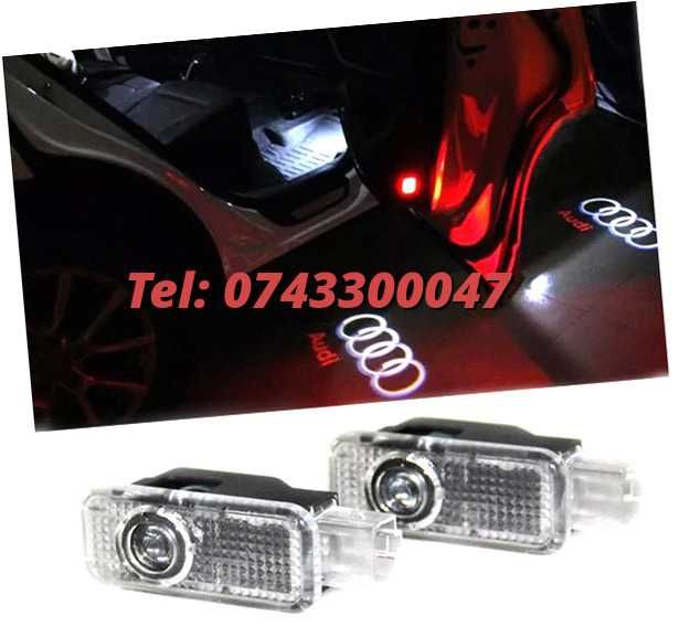 Proiectoare Logo Audi Portiera  Led Laser emblema sigla Holograma