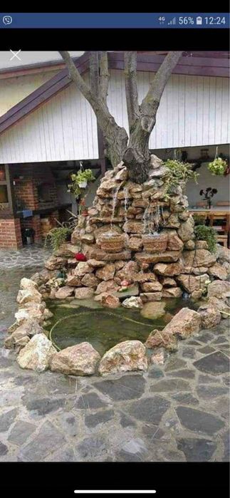 Cascade din piatra naturalq de calitate superioara