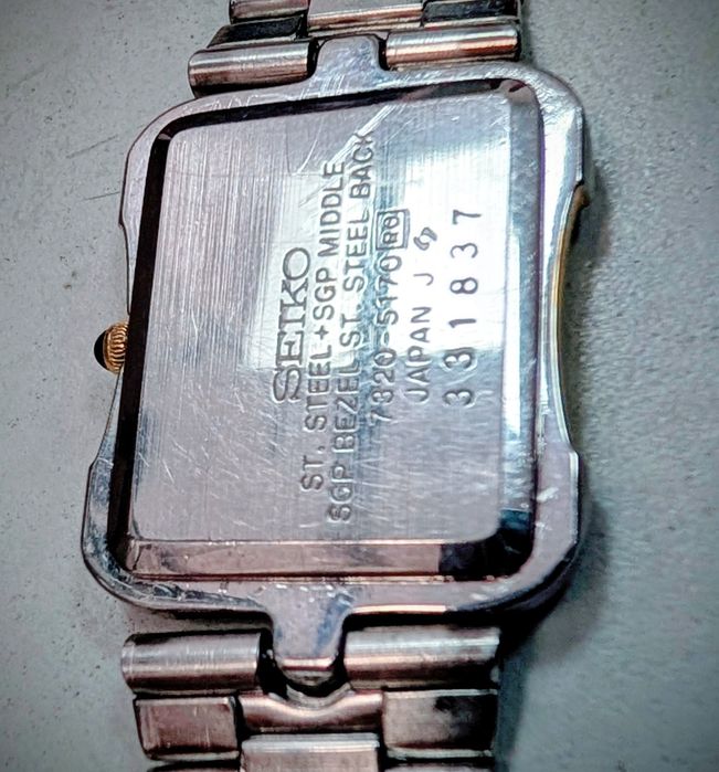 Ceas Dama Seiko Quartz Placaj Aur Calibru 7820 Japan / Amanet Tulcea