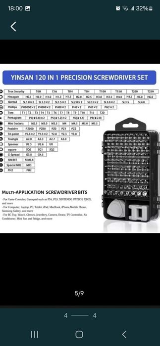 Set Trusa Surubelnite De Precizie 116 In 1