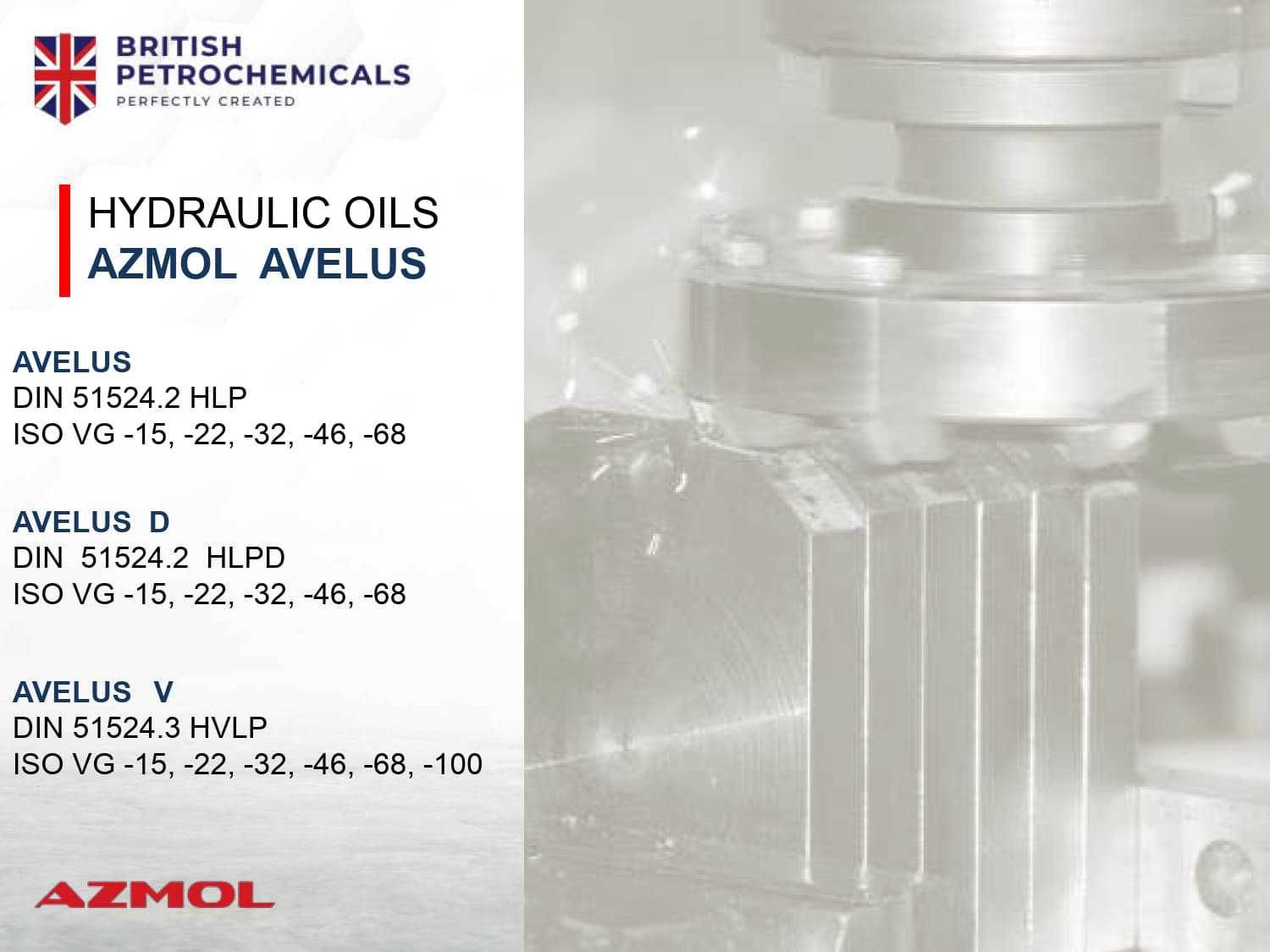 Гидравлическое масло AZMOL AVELUS® 46