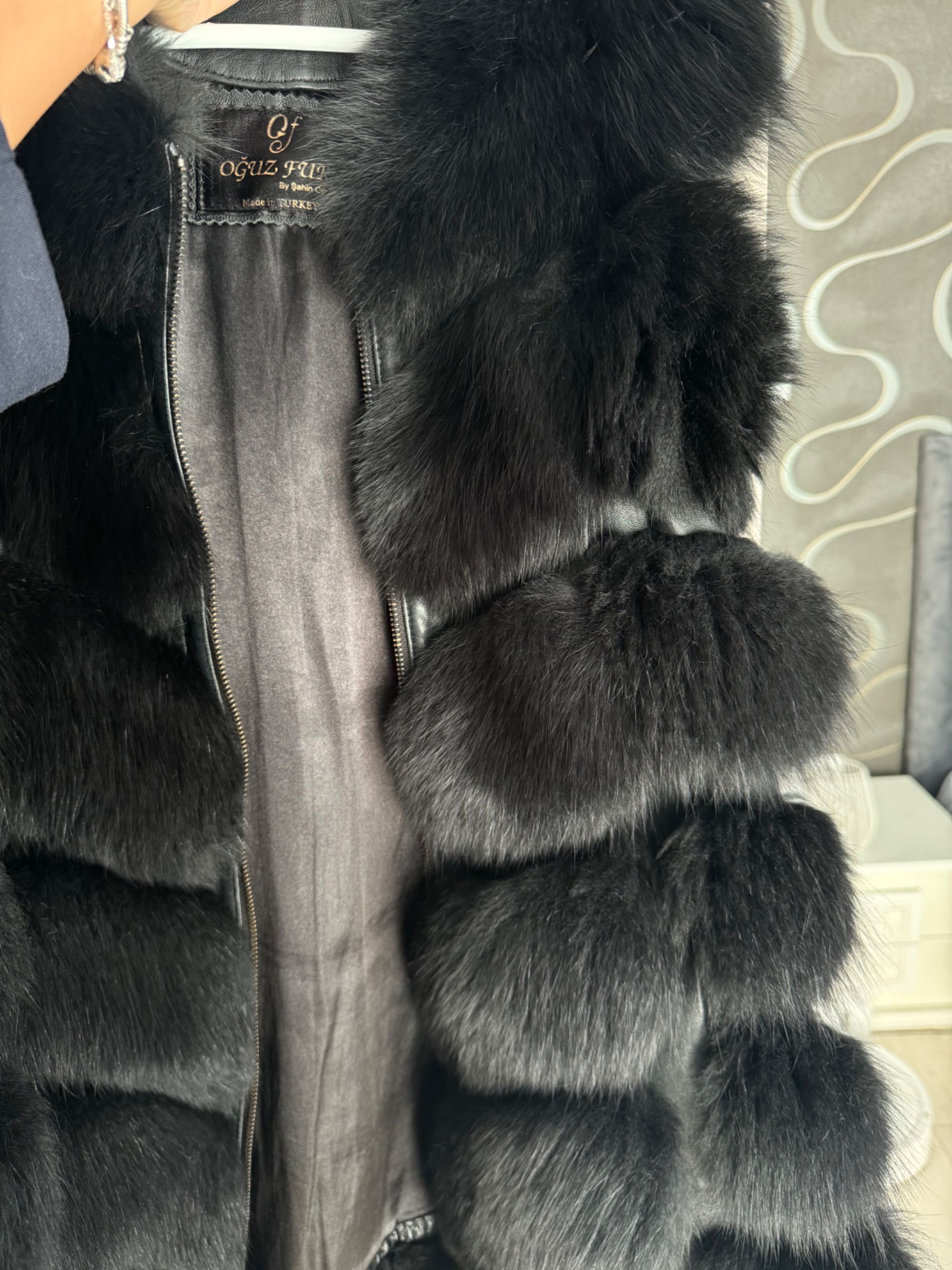 Vestă blană naturală