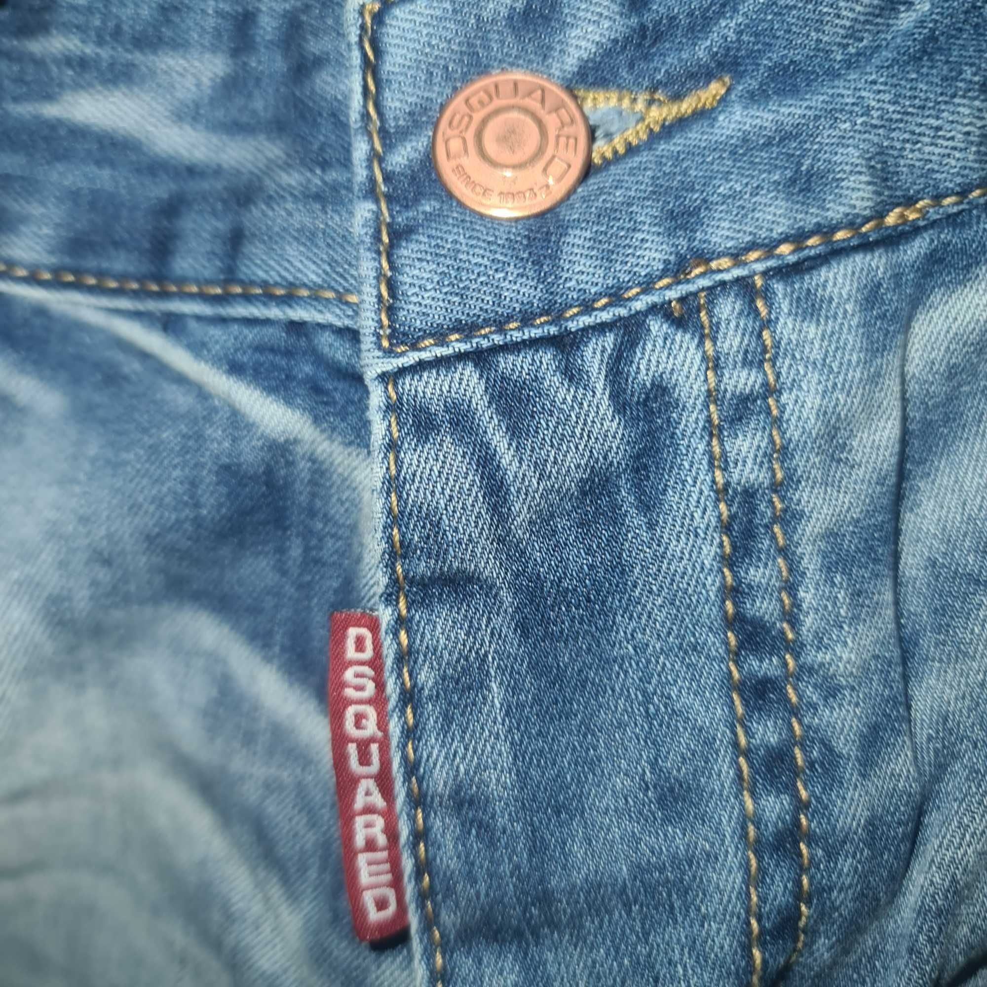 100% оригинални дънки бермуди-DSQUARED 2-Work Denim,Made in Italy, №32