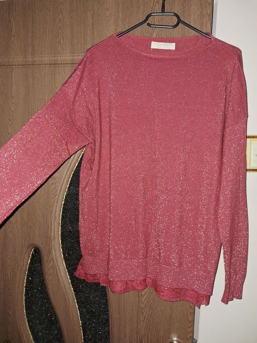 Bluza dama cu sclipici grena/46/TU