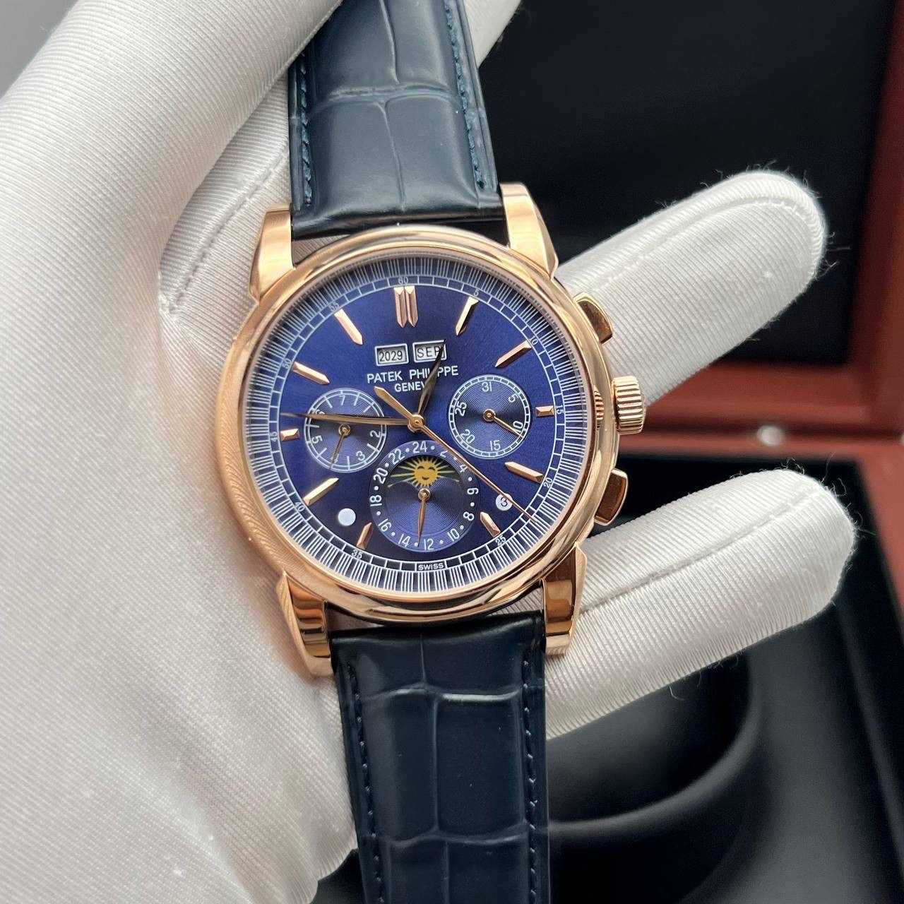 patek philippe perpetual calendar gold/blue