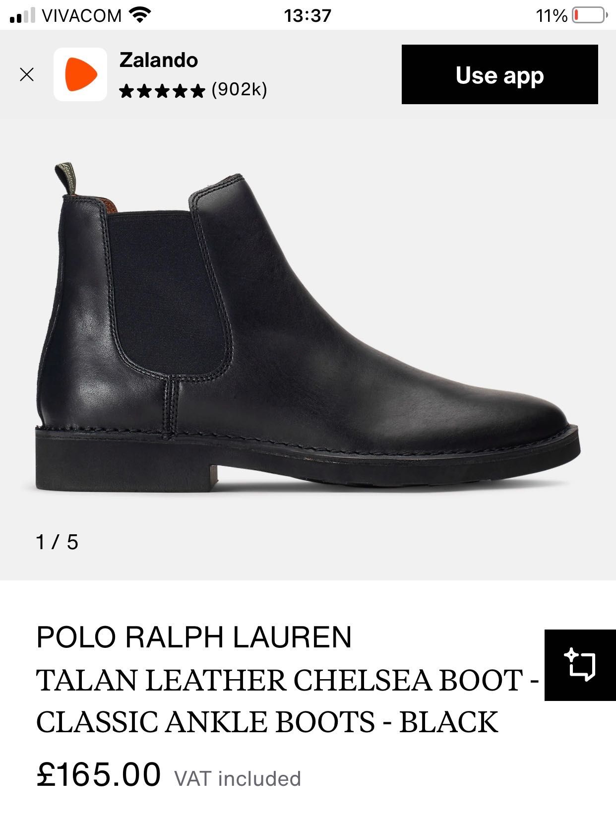 POLO RALPH LAUREN Ralph Lauren Кожени Челси - 43