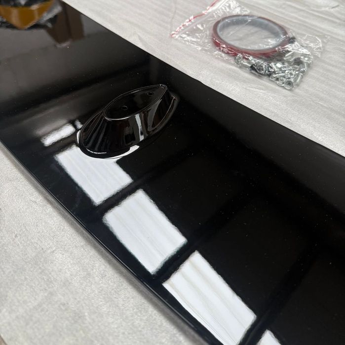 Lip prelungire buza bara fata M-Tech BMW Seria 5 F10 F11 Negru Lucios
