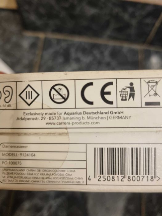 Vand aparat de ras wet & dry, cu baterii 2xAA, Made in Germany