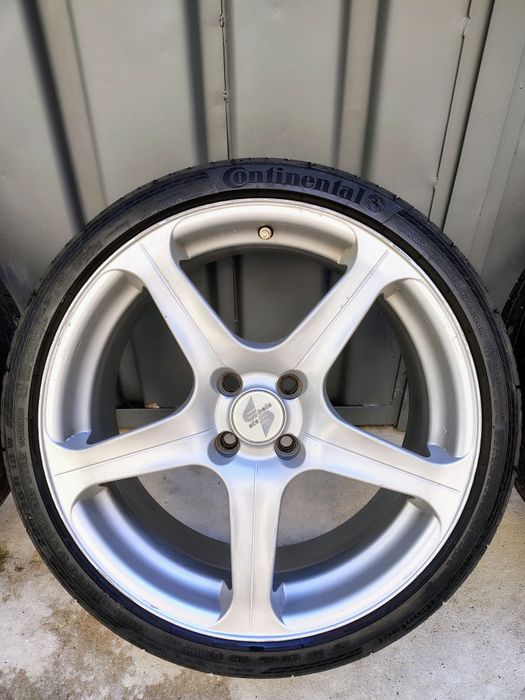 Roti jante eta&beta anvelope gume continental  4x100 225/35/r18 245/35