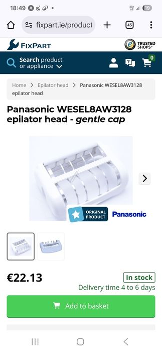 De vânzare accesorii aparat epilat Panasonic seria ES-EL