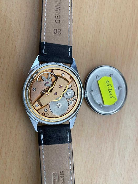 Ceas Atlantic cadran negru mecanic Worldmaster 21 rubine