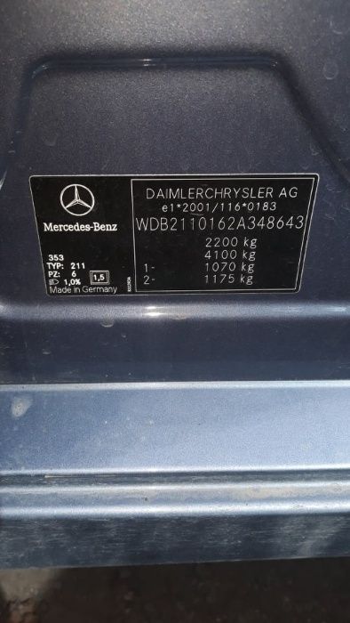 ***НА ЧАСТИ*** Мерцедес Е класа W211 2.7 CDI