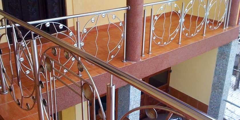 Balustrade din inox