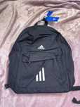 Ghiozdan Rucsac Adidas negru alb eticheta